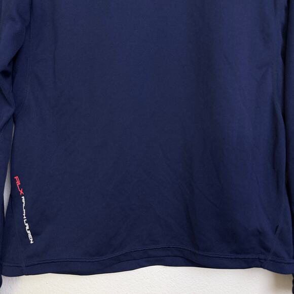 RLX Ralph Lauren Performance Long Sleeve Shirt Mens Small Blue Athletic RLX67 - Picture 4 of 9